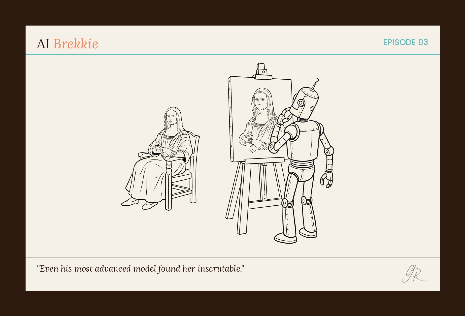 Mona Lisa and the Robot Painter